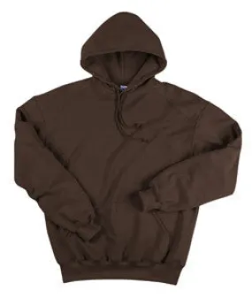 1254 Badger Adult Blended Hooded Sweatshirt Brown