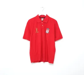 2004/05 LIVERPOOL Champions Of Europe Football Polo Shirt (M)
