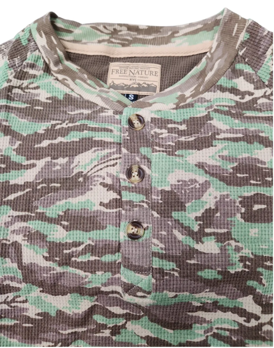 3-Button Henley Shirt