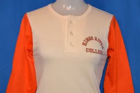 70s Kings River College Two-Tone Henley t-shirt Youth Medium