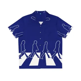 Abbey Road Beatles Hawaiian Shirt | Music Themed Retro Hawaiian Shirt