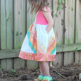 Abby's Rainbow Water - Abby's Watercolor Dress   Abby's Rainbow Skirt Bundle