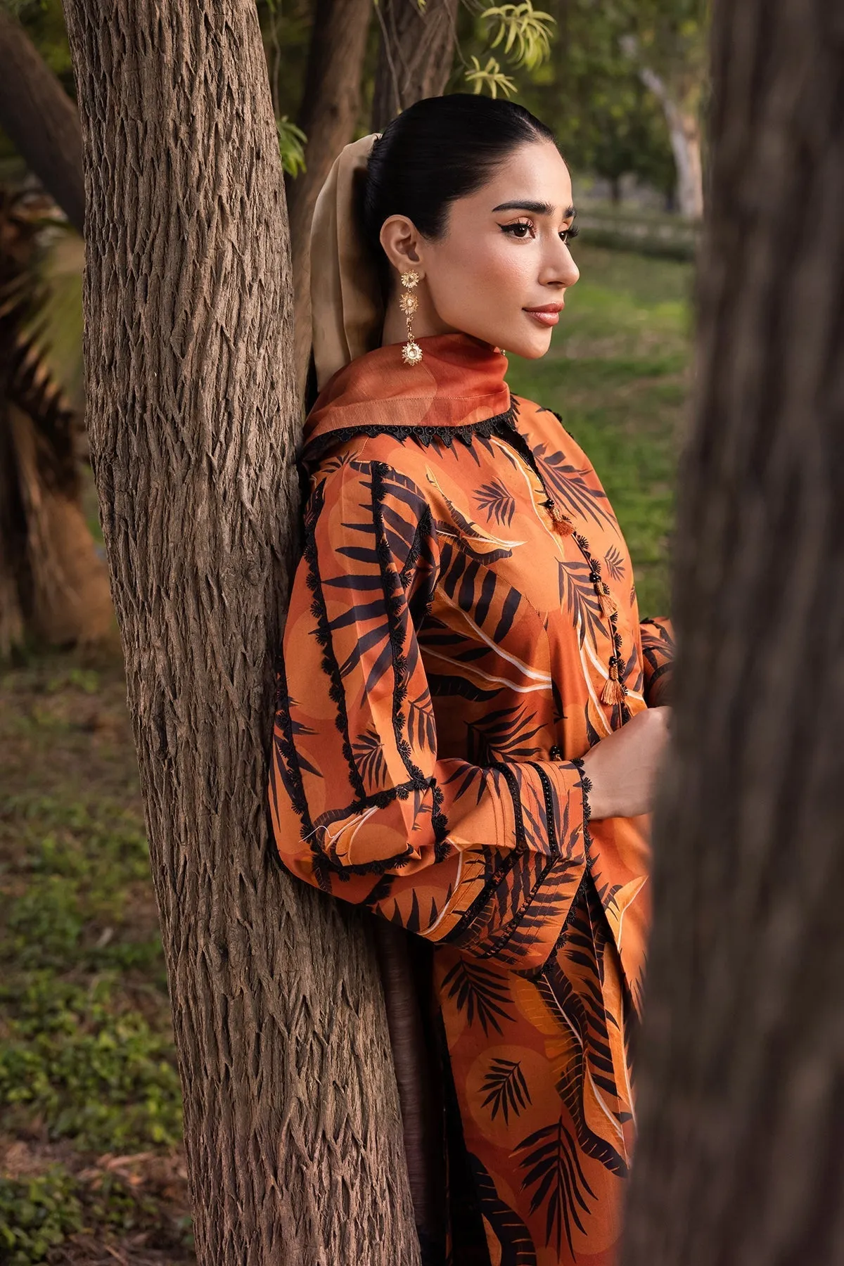Alizeh Sheen Lawn Prints – AF-PL-6013-Marigold