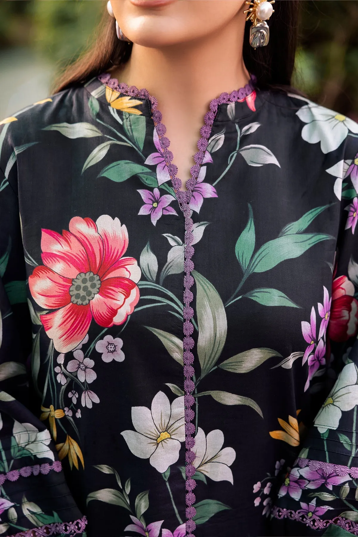 Alizeh Sheen Lawn Prints – AF-PL-6015-Viola