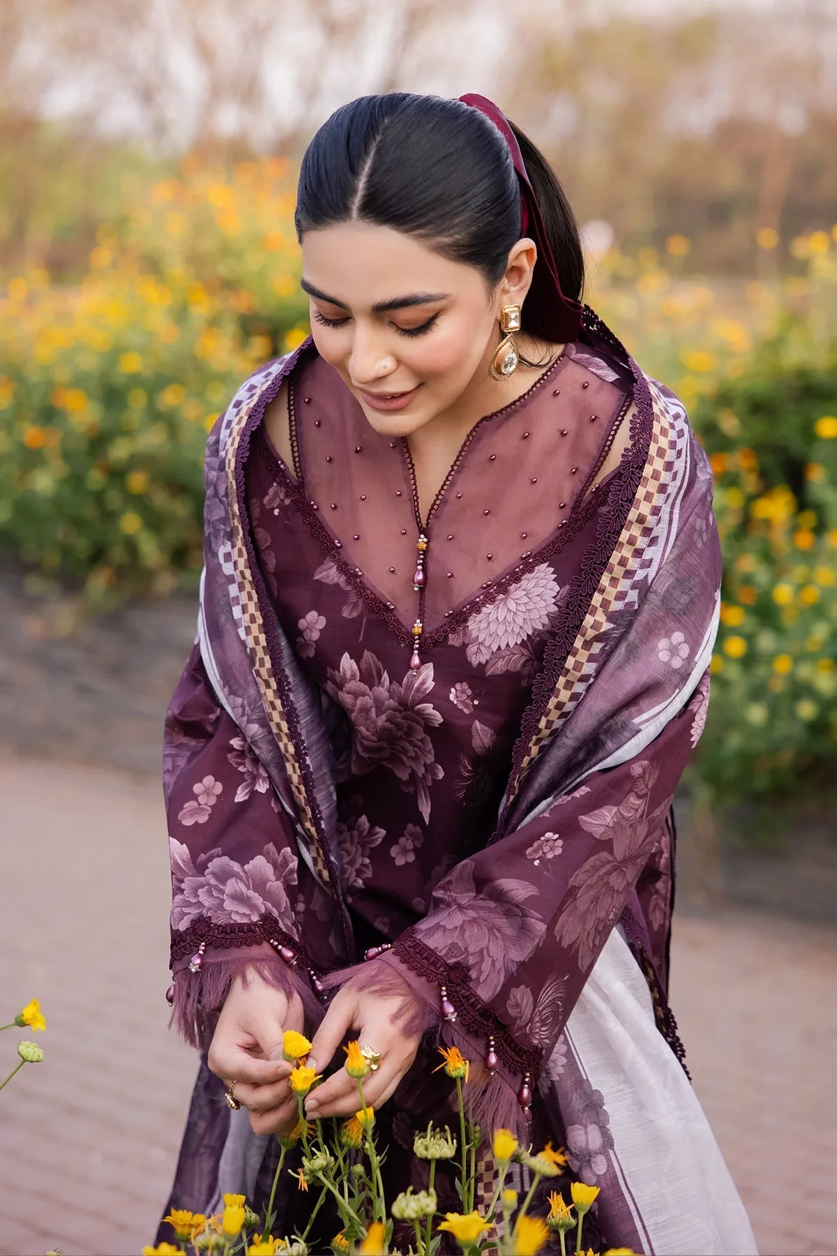 Alizeh Sheen Lawn Prints – AF-PL-6020-Aster