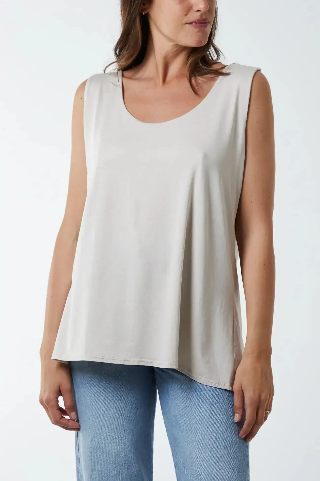 Aster Double Layer Scoop Vest Top