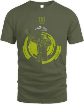 Aston Martin F1 Fernando Alonso Kids Celebratory T-Shirt - Youth Green