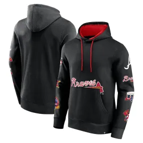 ATLANTA BRAVES MEN'S WILD WINNER PULLOVER HOODED SWEATSHIRT