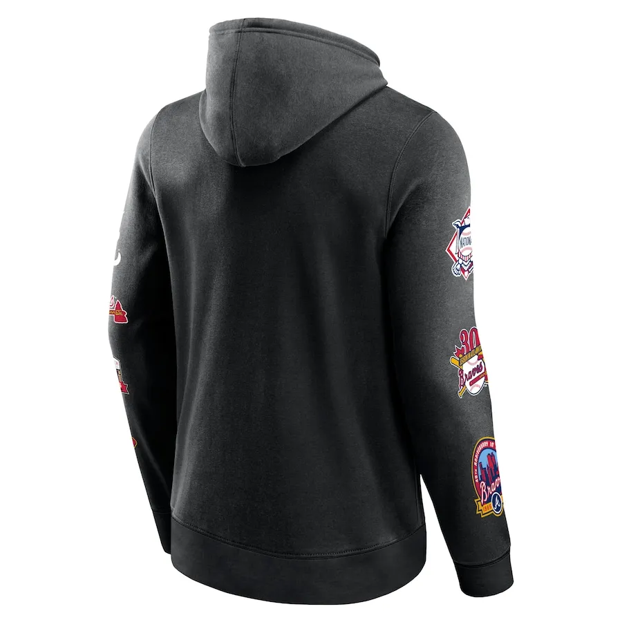 ATLANTA BRAVES MEN'S WILD WINNER PULLOVER HOODED SWEATSHIRT