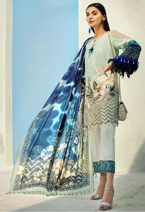 AUJ Spring/Summer Lawn Collection 2018 – Design 09