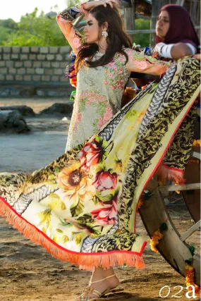 Ayesha Ibrahim Festive Luxury Lawn Collection – 2A