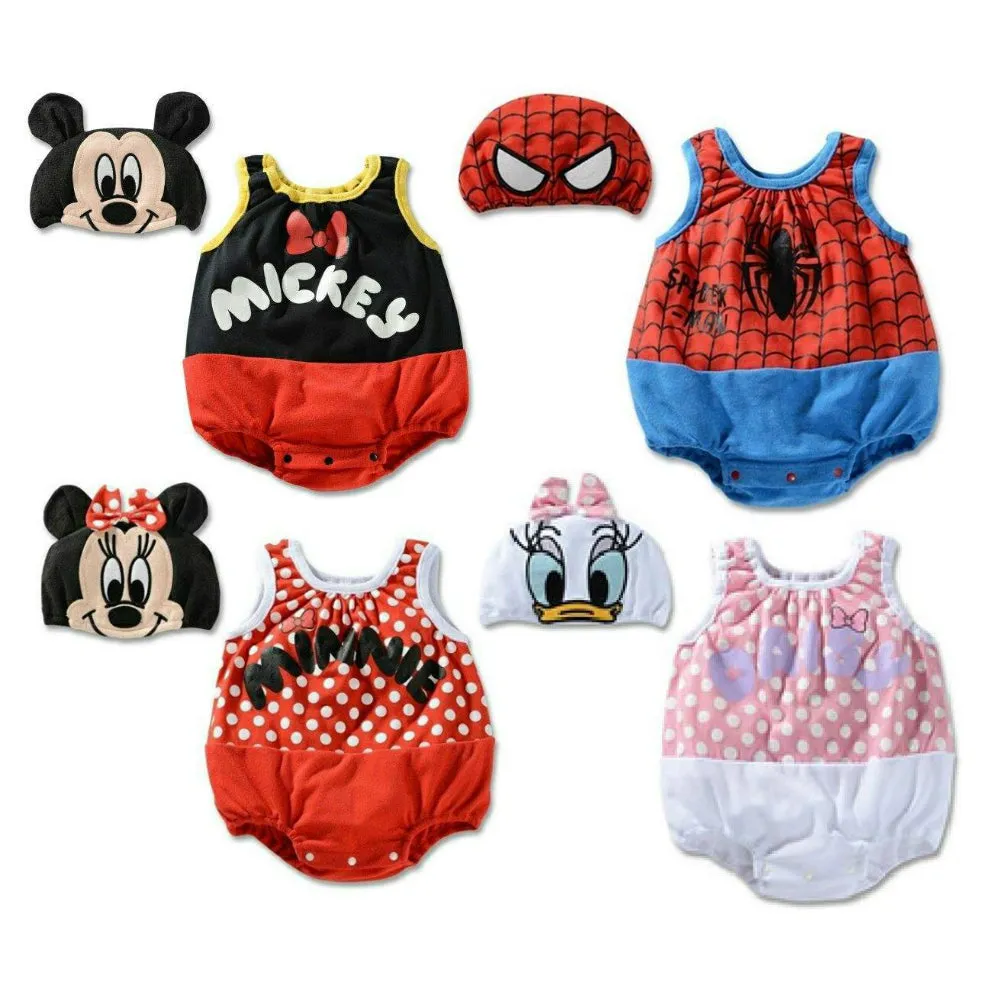 Baby Romper Daisy Duck Costume Disney Bubble Baby Romper with Hat Set