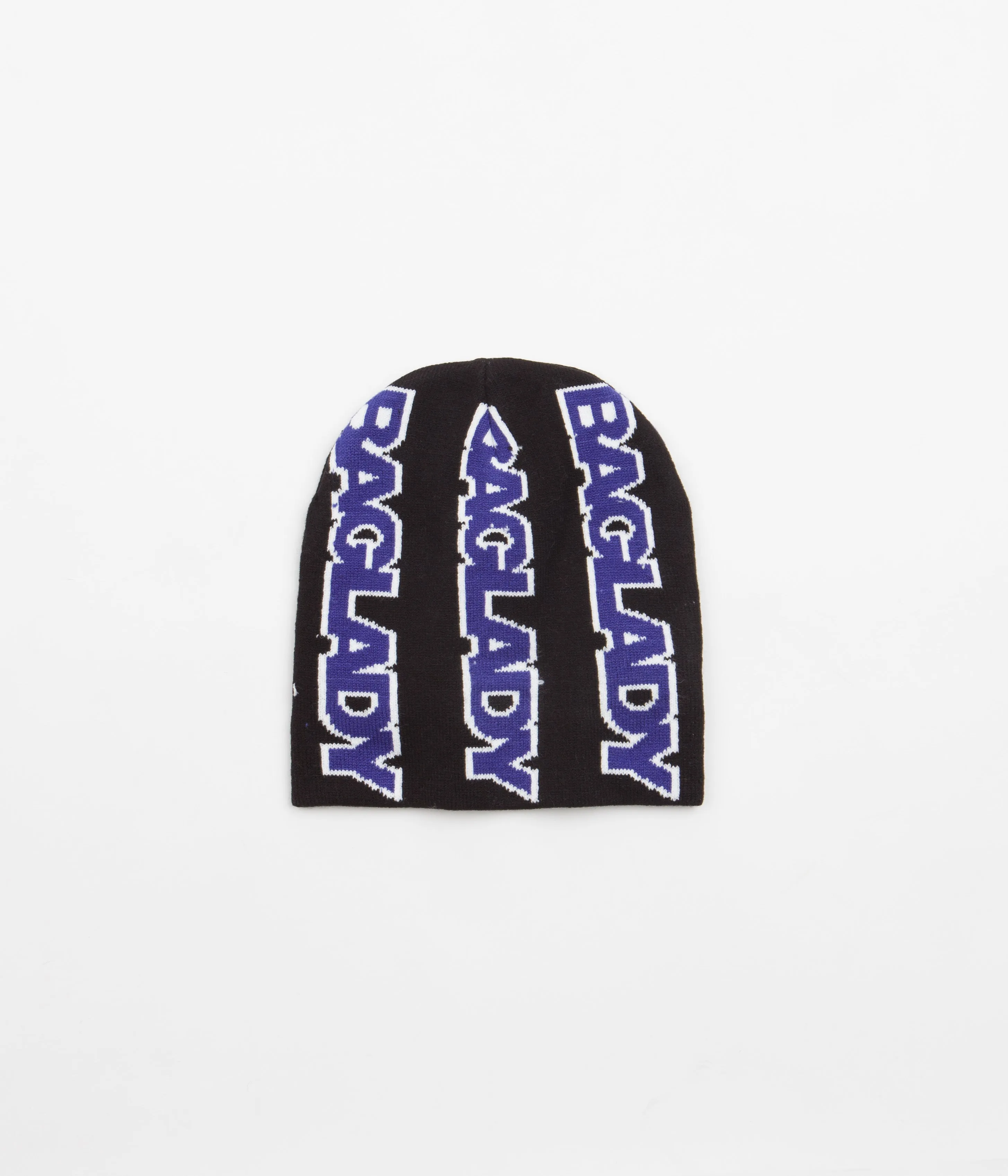 Baglady Silent Beanie - Black / Blue
