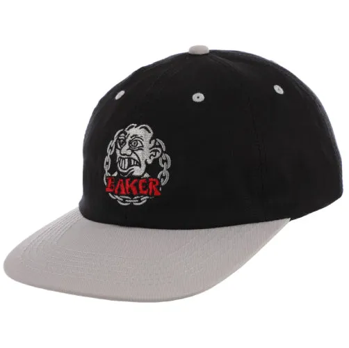 Baker Chain Snapback Hat - Black