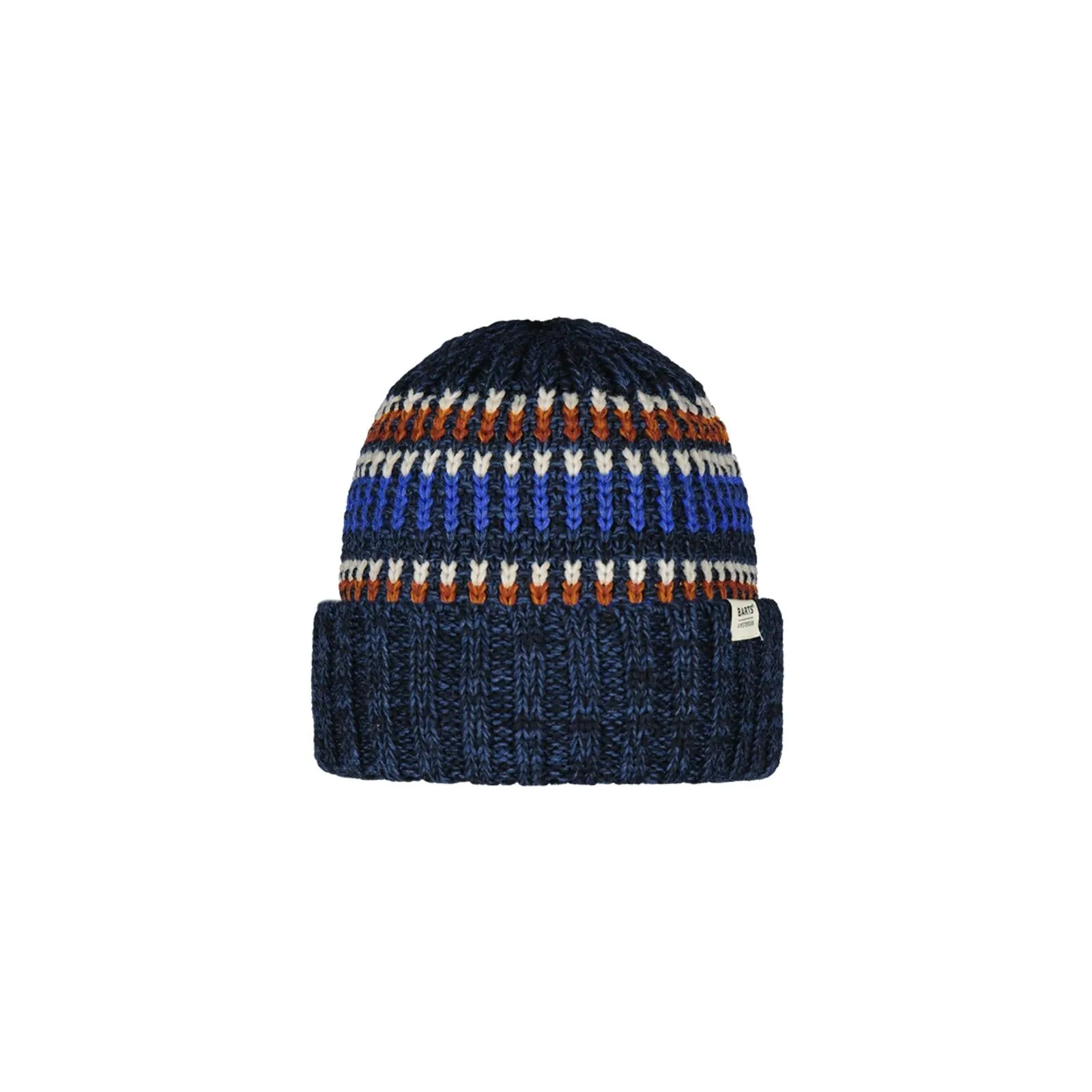 Barts Mens Travvis Jaquard Knitted Cuffed Beanie