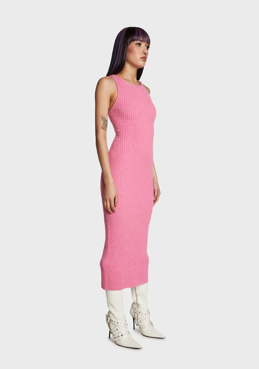 Billion Dollar Baby Knit Dress - Pink