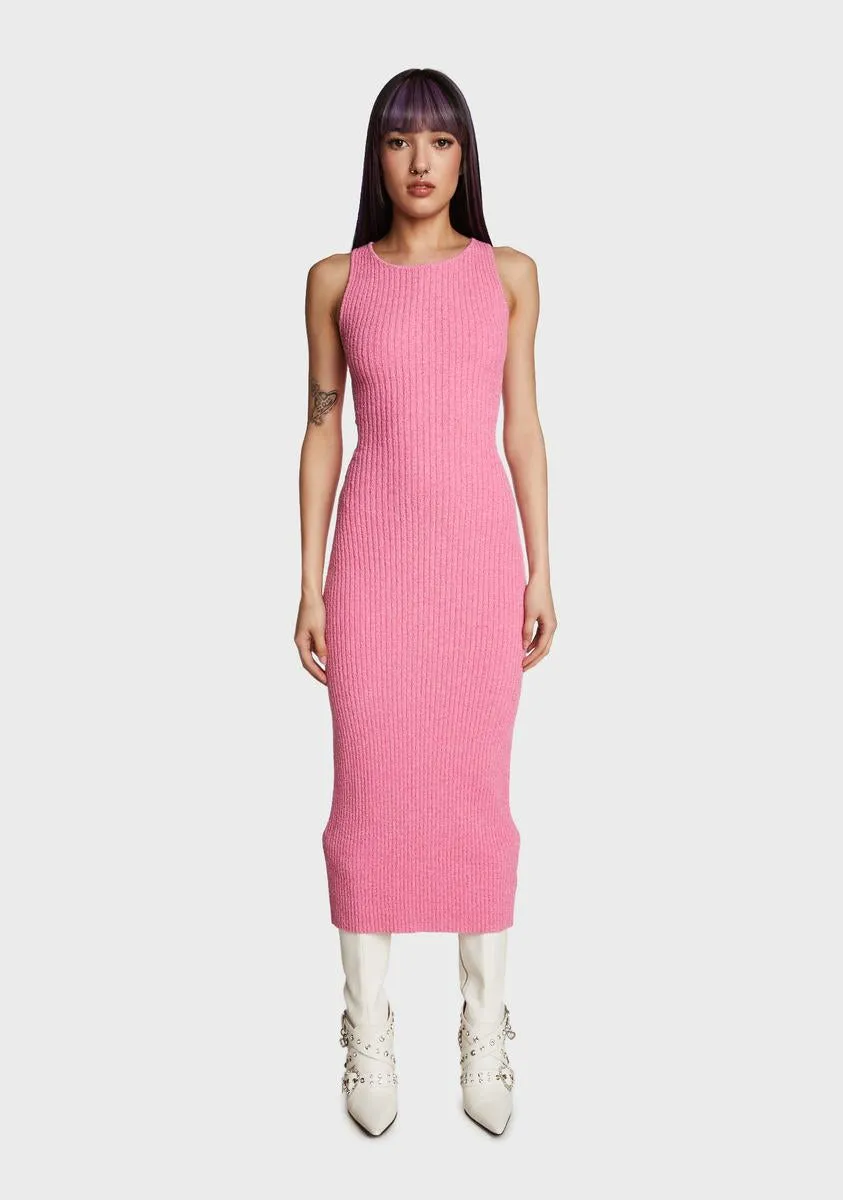 Billion Dollar Baby Knit Dress - Pink