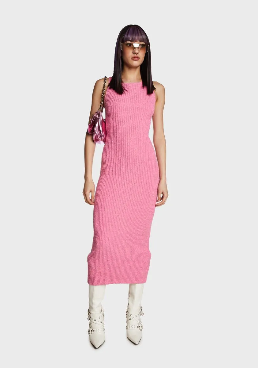 Billion Dollar Baby Knit Dress - Pink