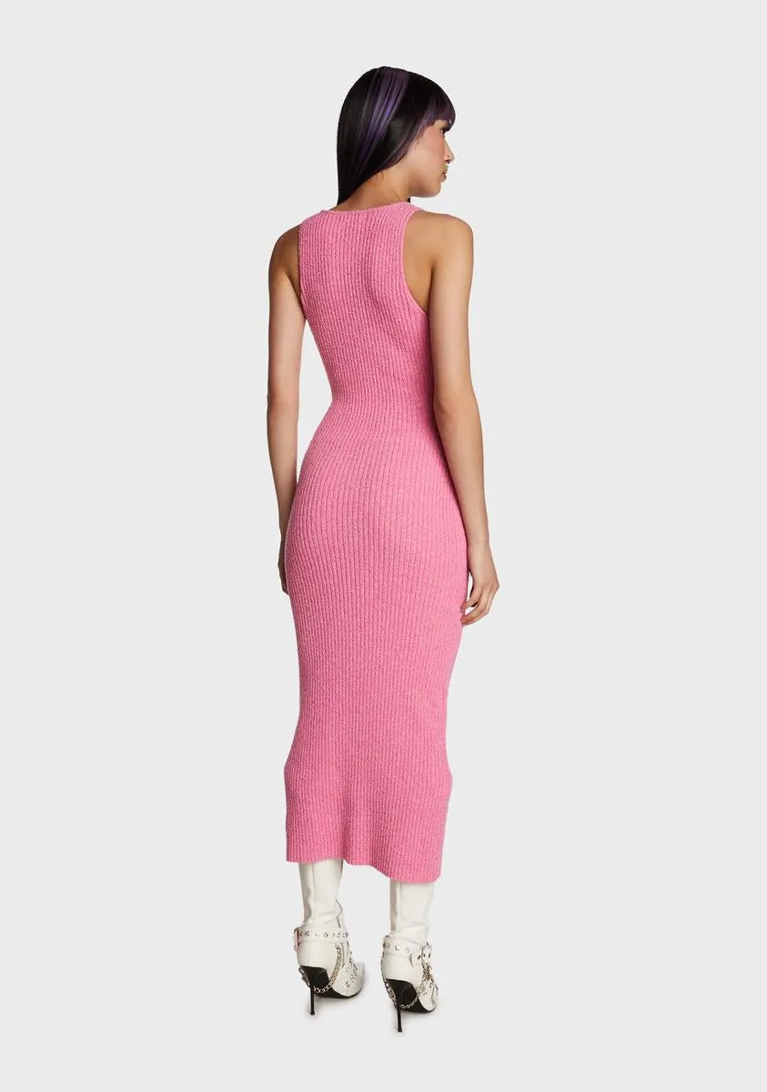 Billion Dollar Baby Knit Dress - Pink