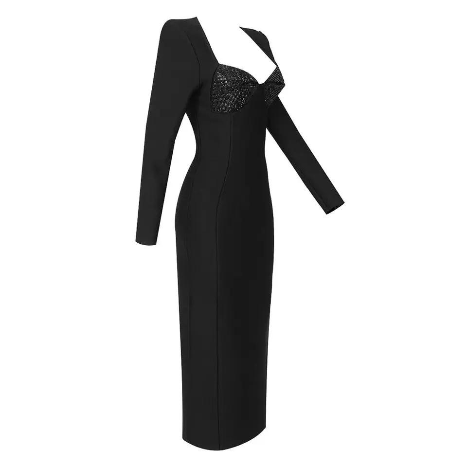 Black Bandage Bodycon Dress