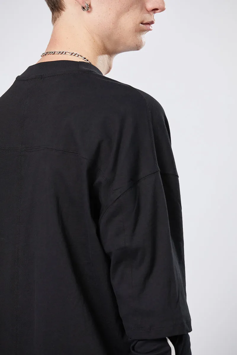 BLACK DOUBLE LAYER TOP