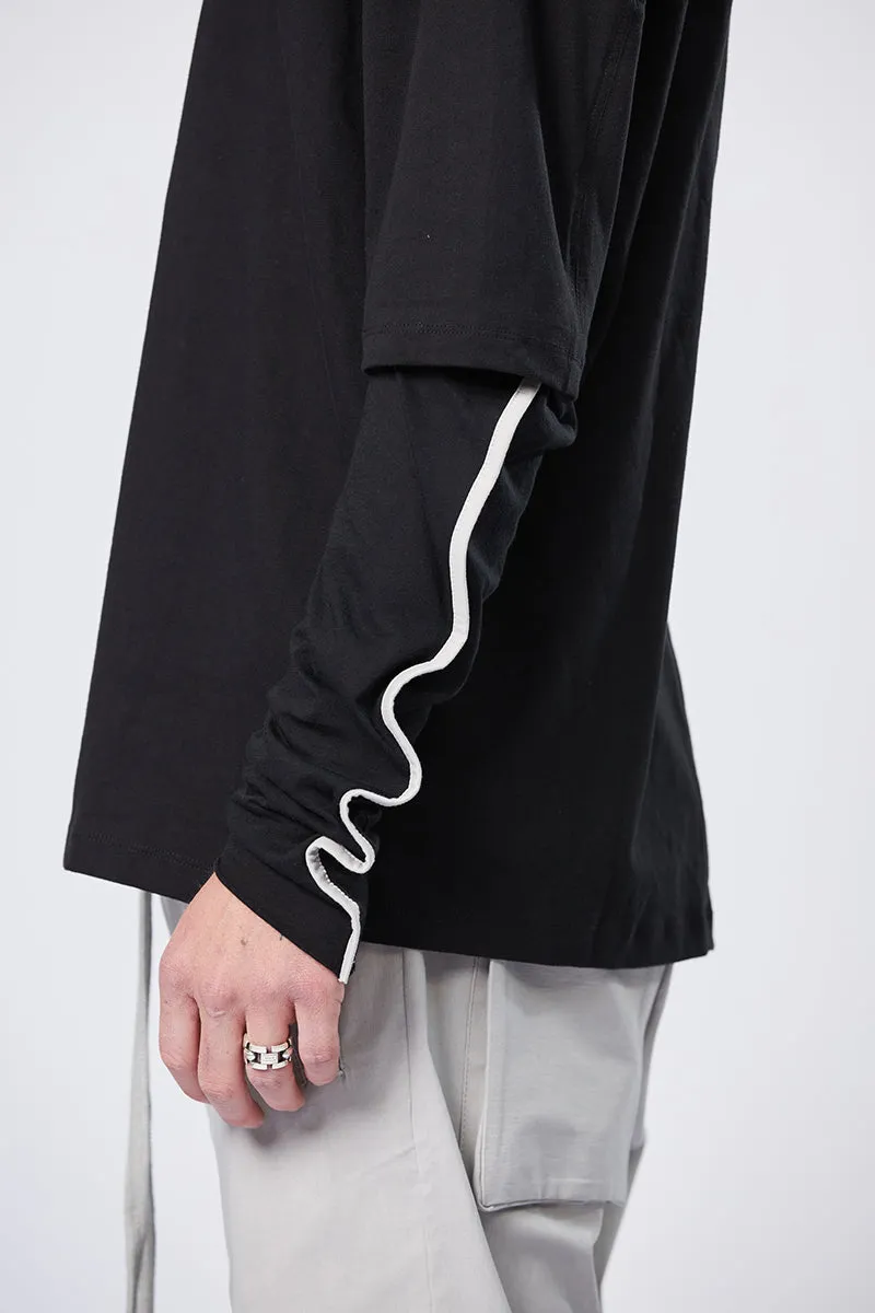 BLACK DOUBLE LAYER TOP