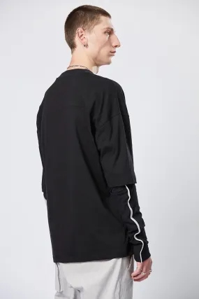 BLACK DOUBLE LAYER TOP