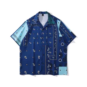 Blue Paisley Shirt