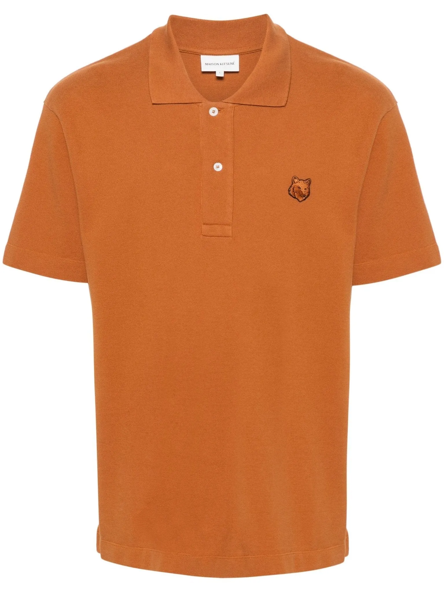 Bold Fox Head cotton polo shirt