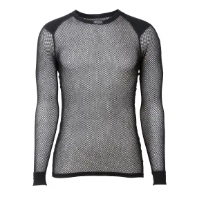 Brynje Unisex Wool Thermo Shirt with Inlay Black | Buy Brynje Unisex Wool Thermo Shirt with Inlay Black here | Outnorth