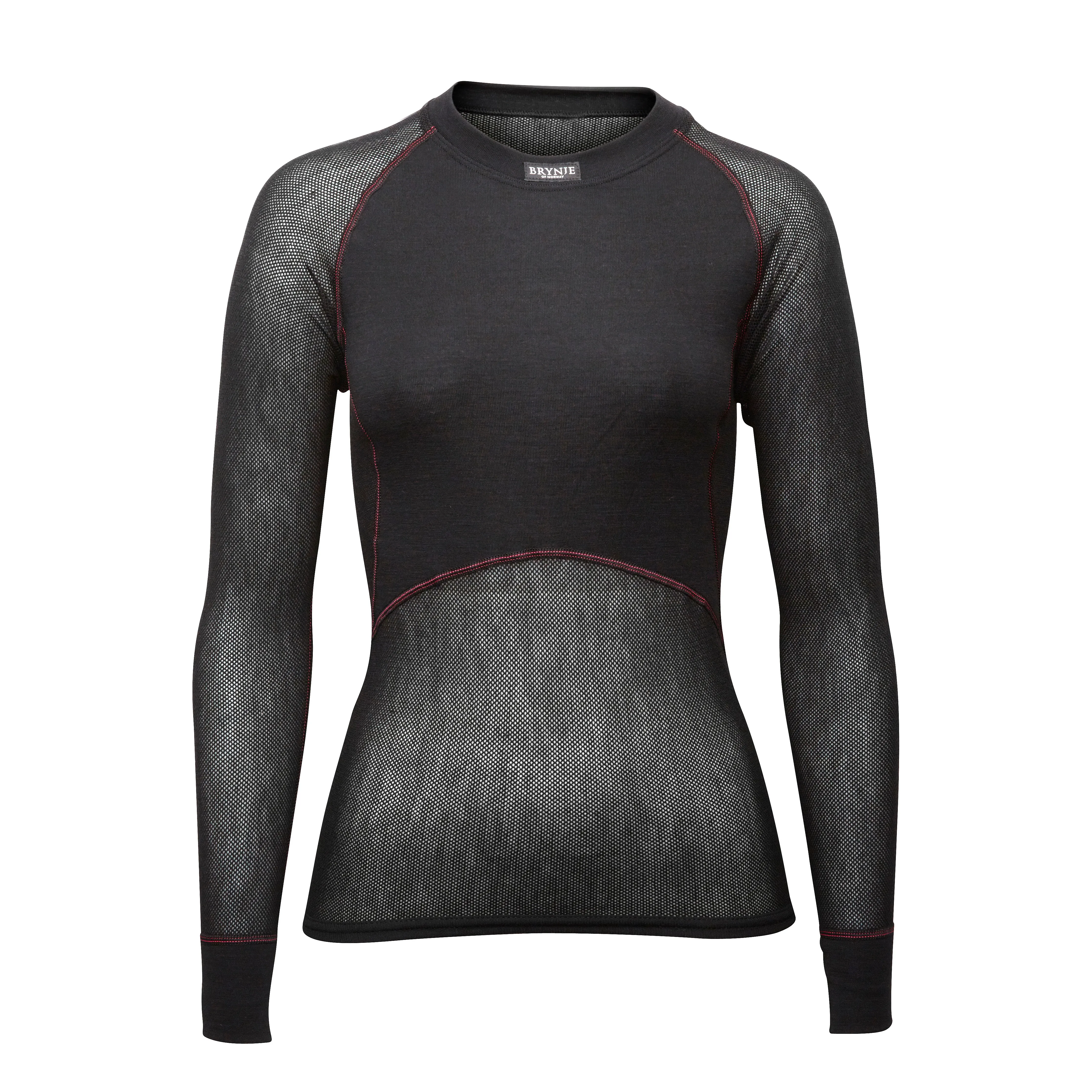 Brynje Women&#x27;s Wool Thermo Light Long Sleeved Shirt Black | Buy Brynje Women&#x27;s Wool Thermo Light Long Sleeved Shirt Black here | Outnorth
