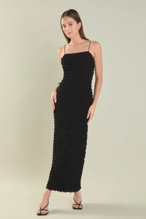Bubble Maxi Slip Dress