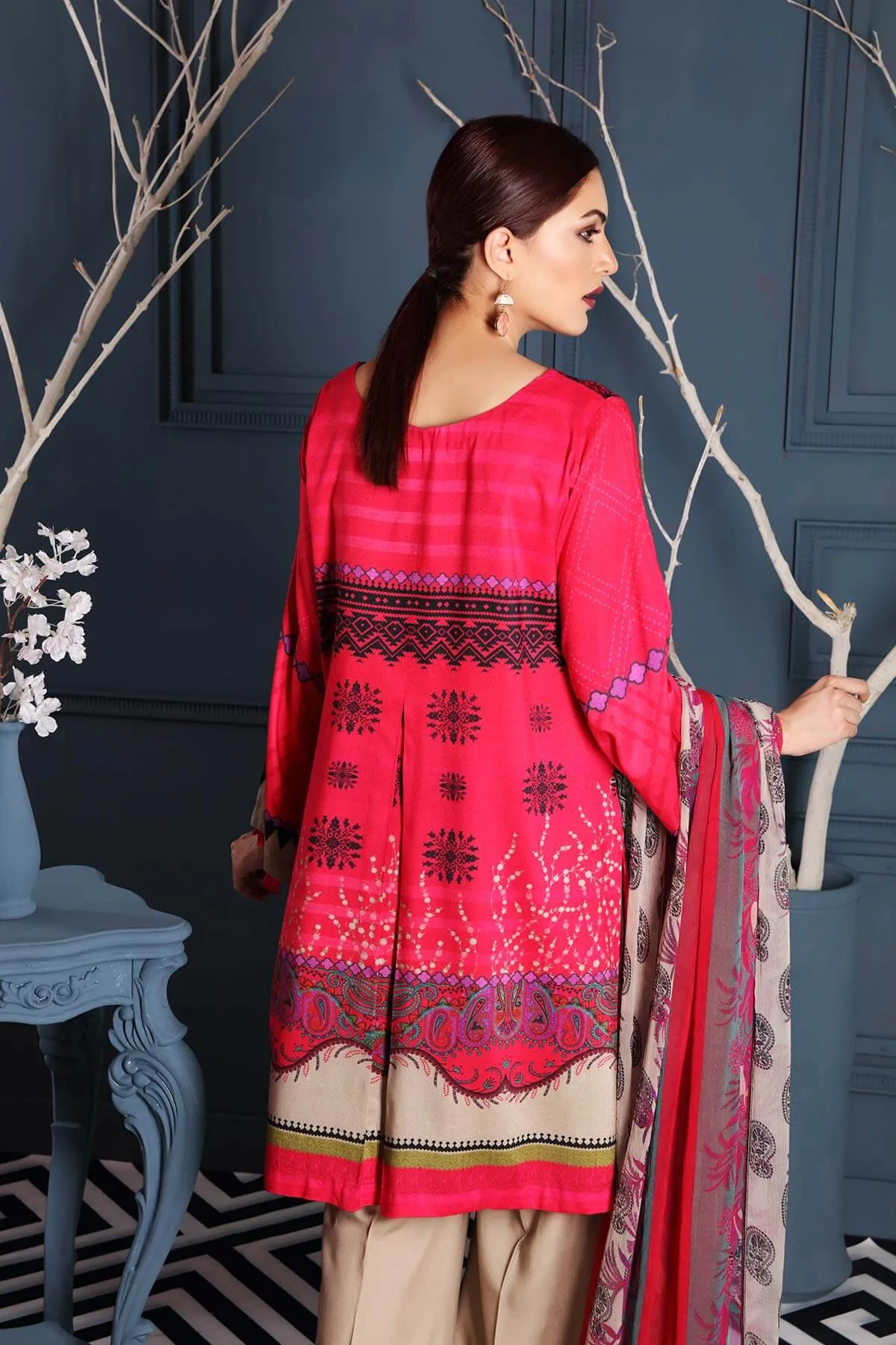 Charizma Combinations Embroidered Linen Collection – Ethnic Tale CCW-07