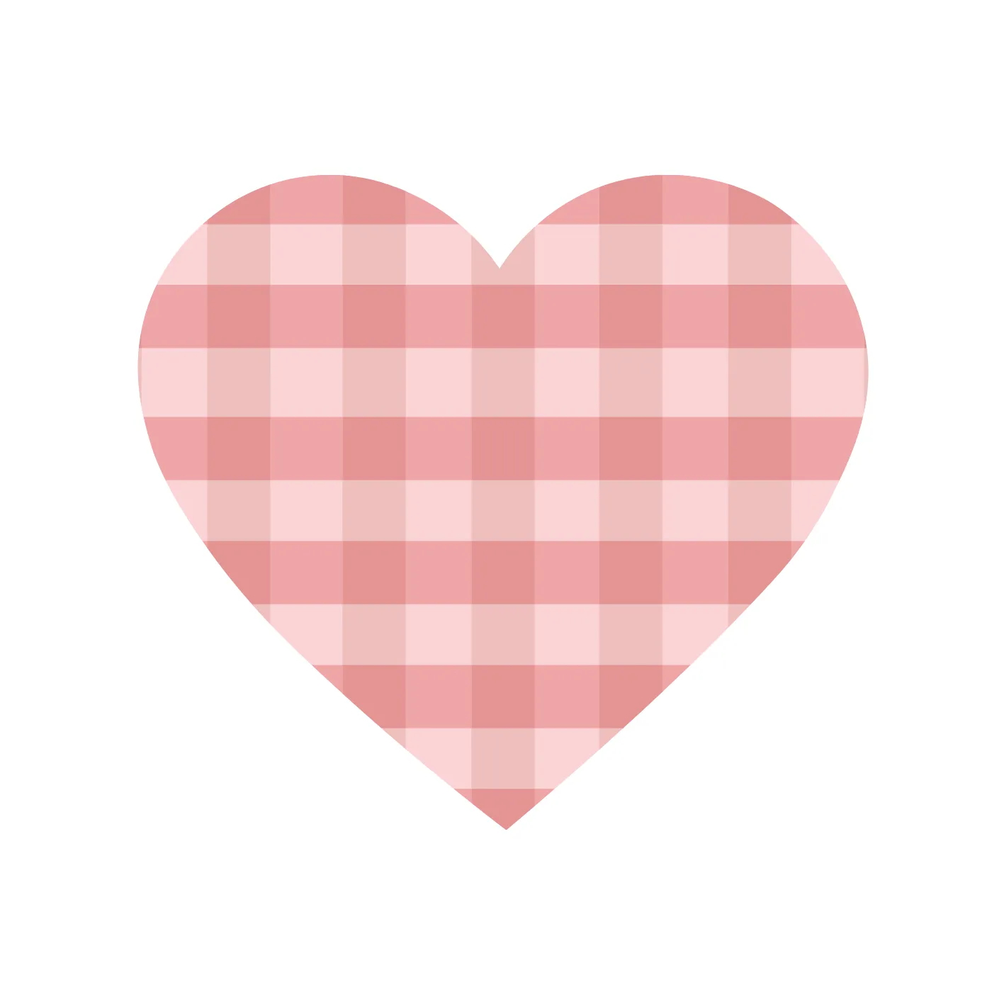 Check heart tshirt
