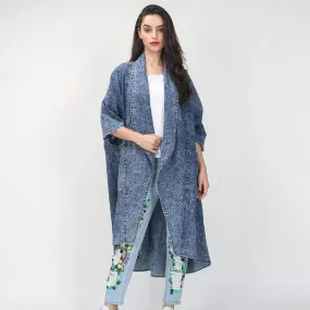 COLLAR HALF SLEEVE TRENCH COAT