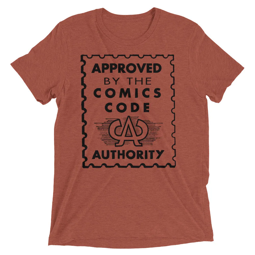 Comics Code Censorship Stamp Tri-Blend T-Shirt