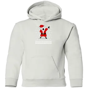 Cool Dabbing Santa Youth Pullover Hoodie