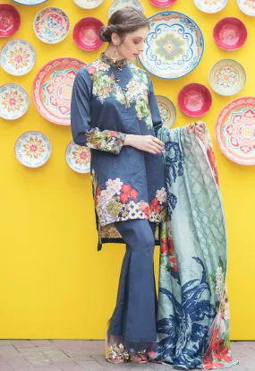 Cross Stitch Cotton Satin Collection – Colonial Blue