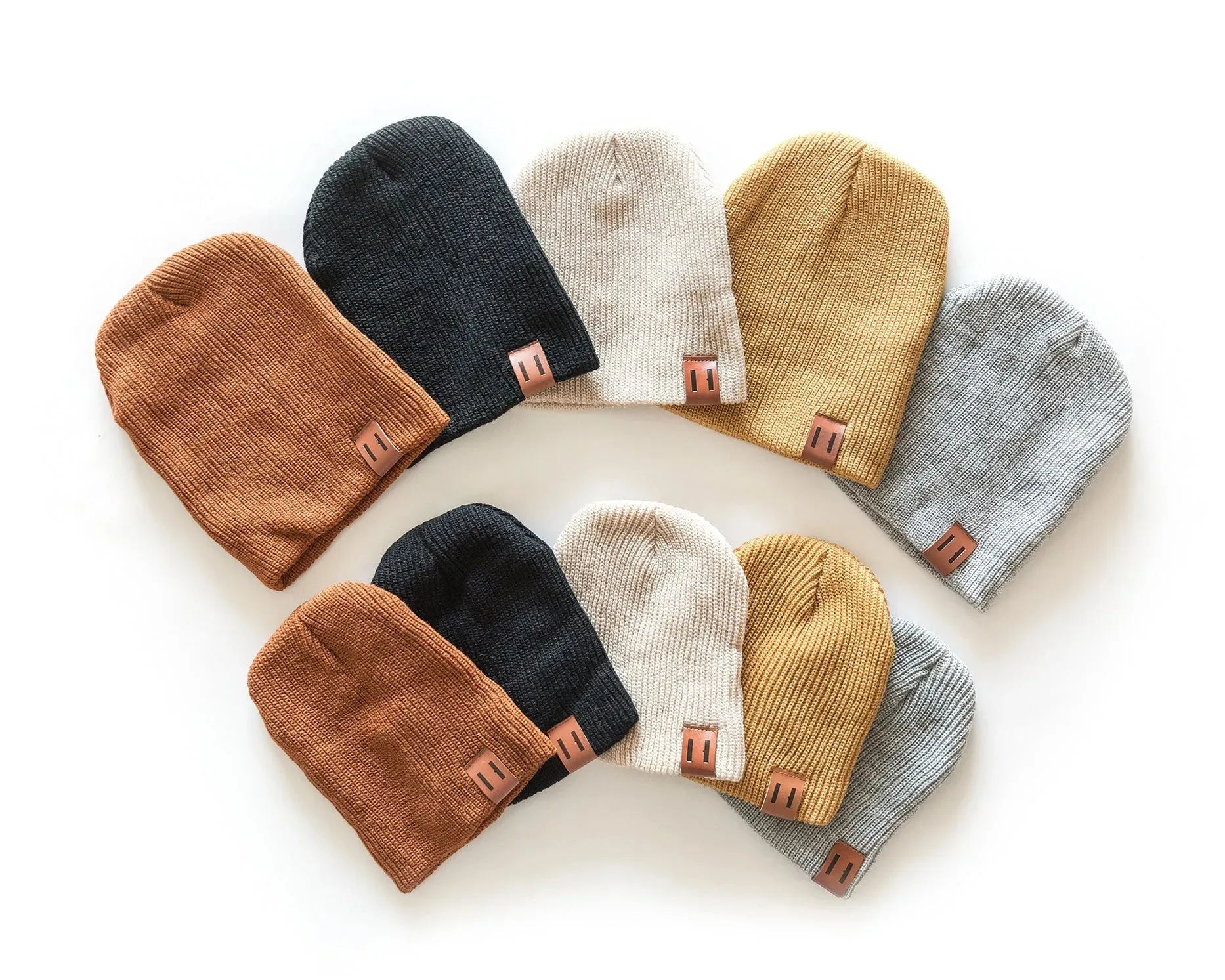 Daddy & Me Dude Beanie in Cognac *Sold Separately*