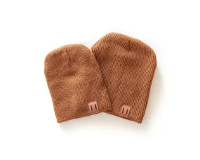 Daddy & Me Dude Beanie in Cognac *Sold Separately*
