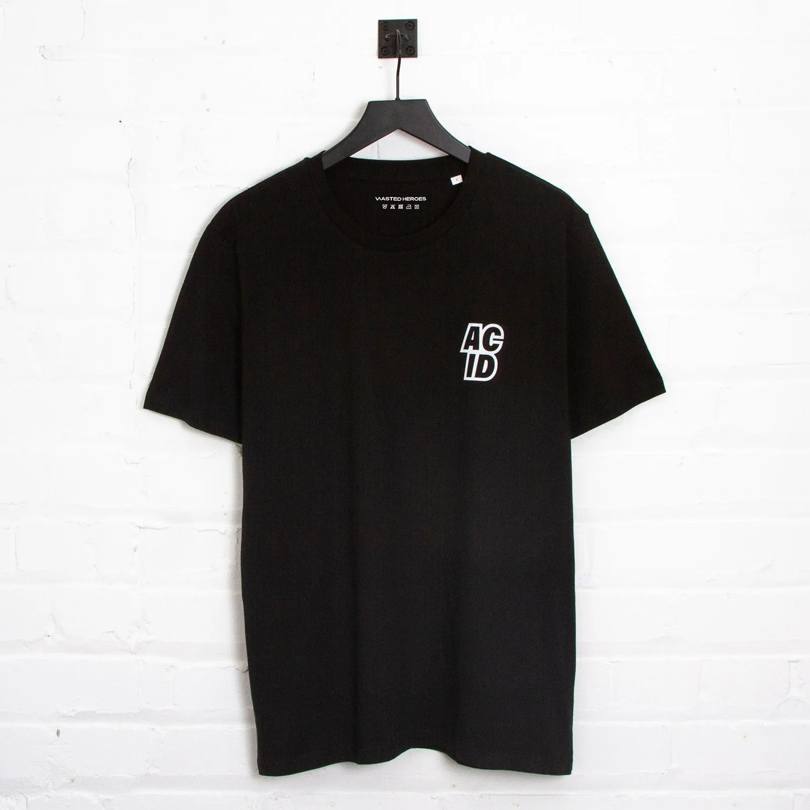 Doodle Acid Drop Back Print - Tshirt - Black