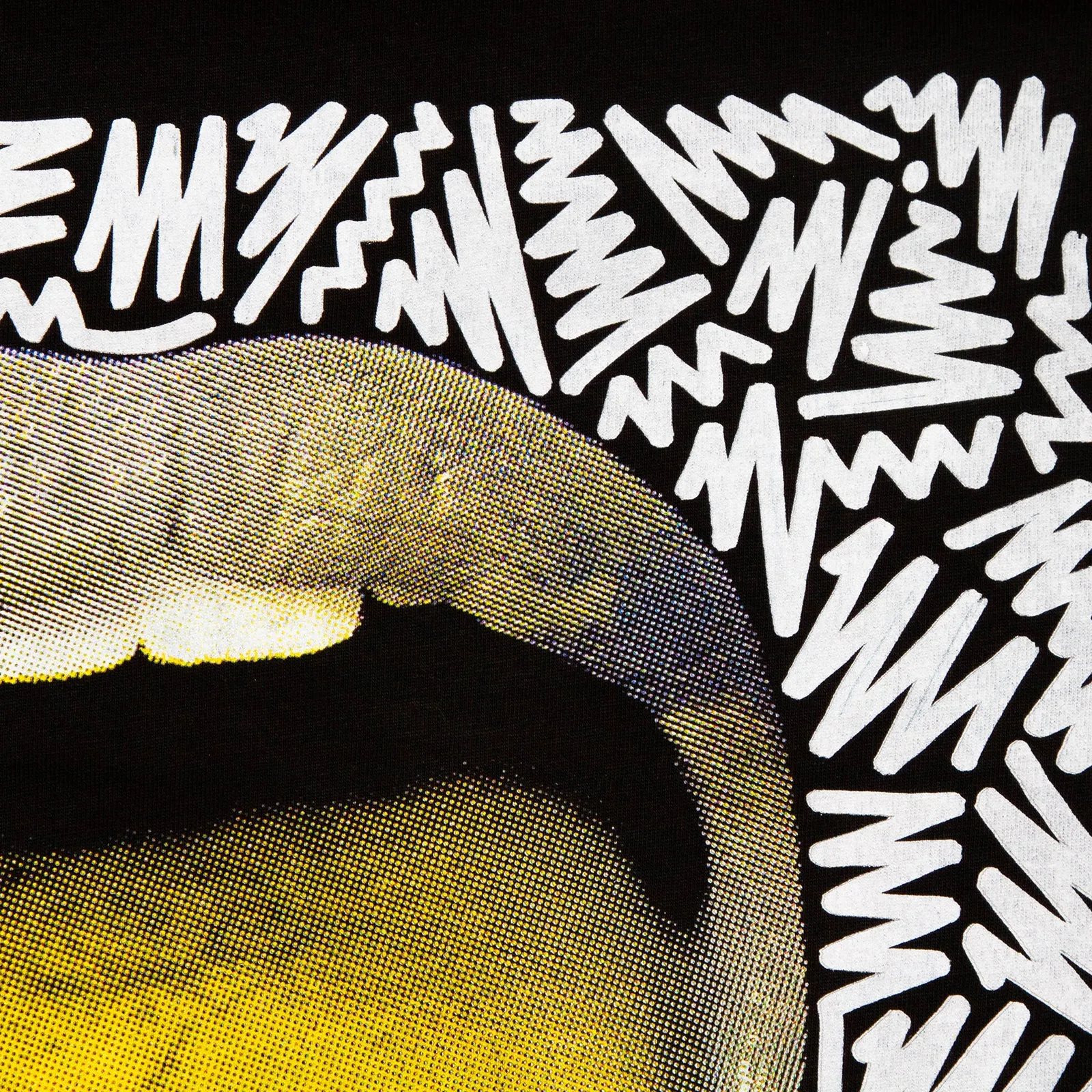 Doodle Acid Drop Back Print - Tshirt - Black
