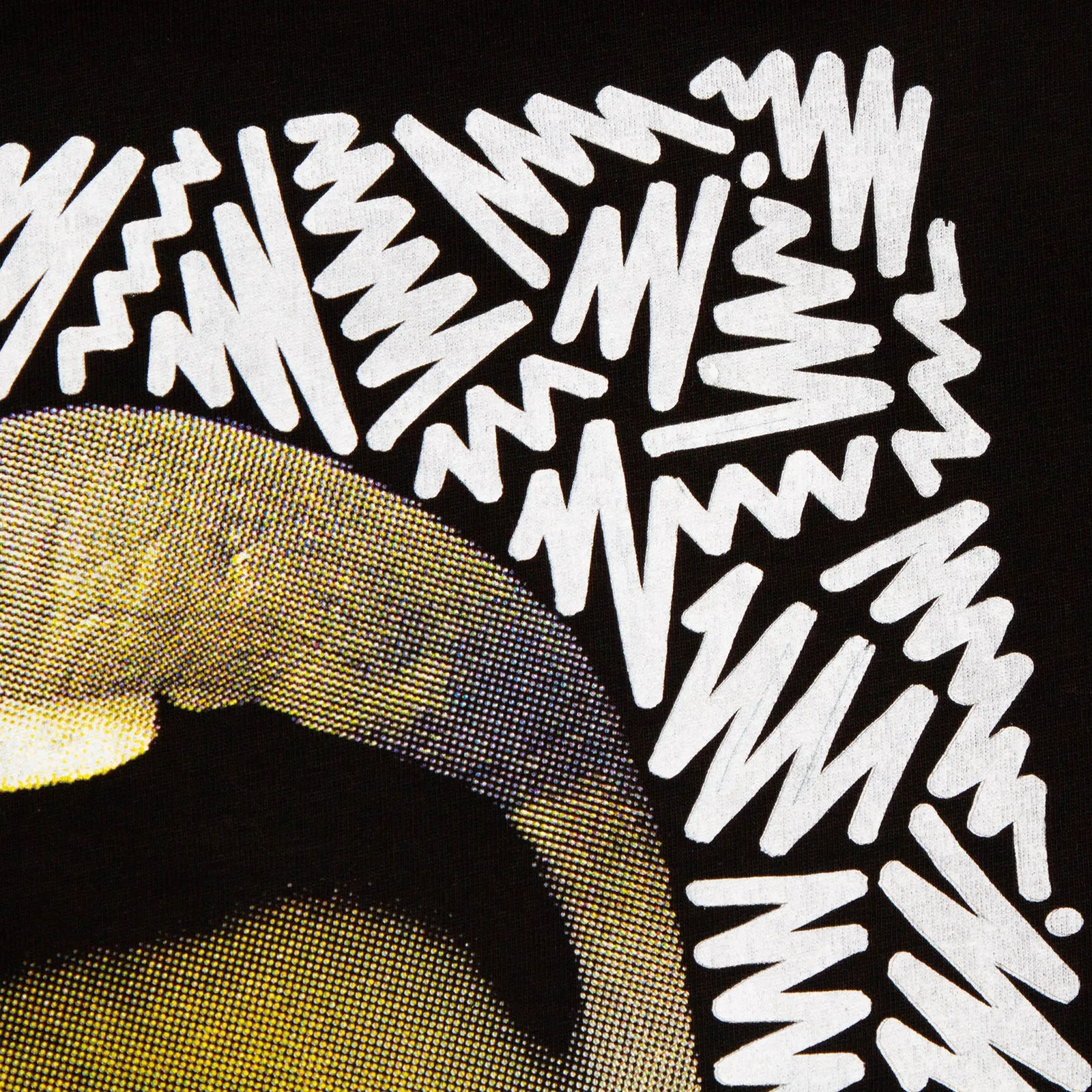 Doodle Acid Drop Back Print - Tshirt - Black