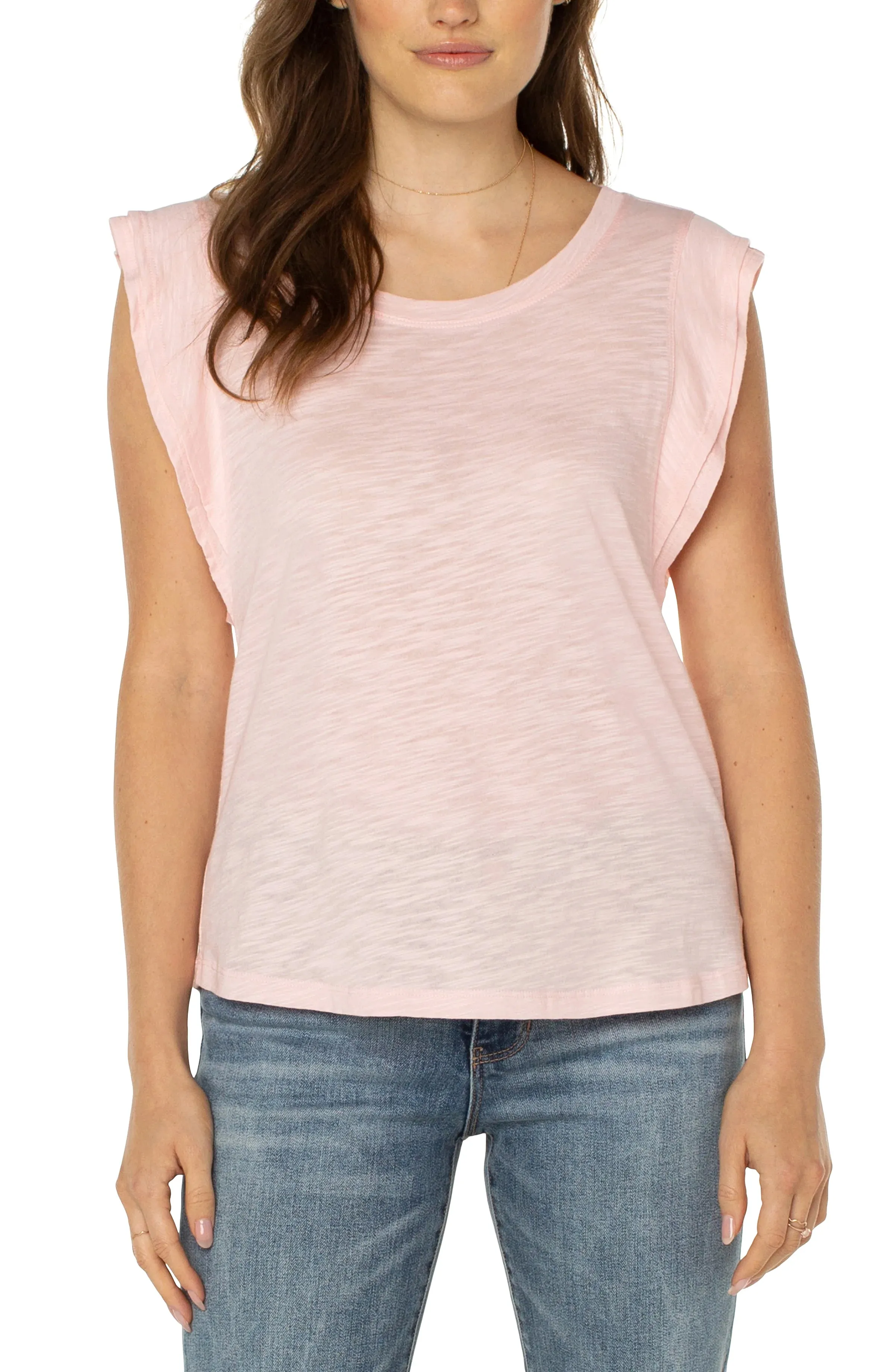 Double Layer Flutter Sleeve | Peony