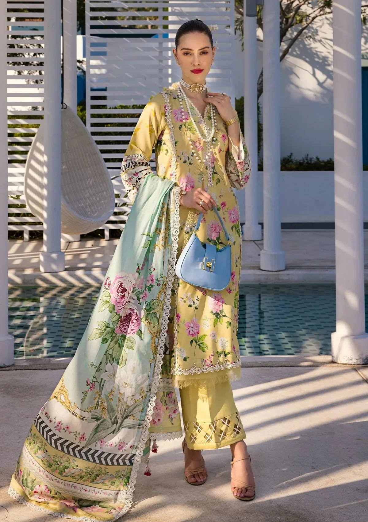 Elaf Prints Lawn Collection – EOP-02B HUAHIN CHIC