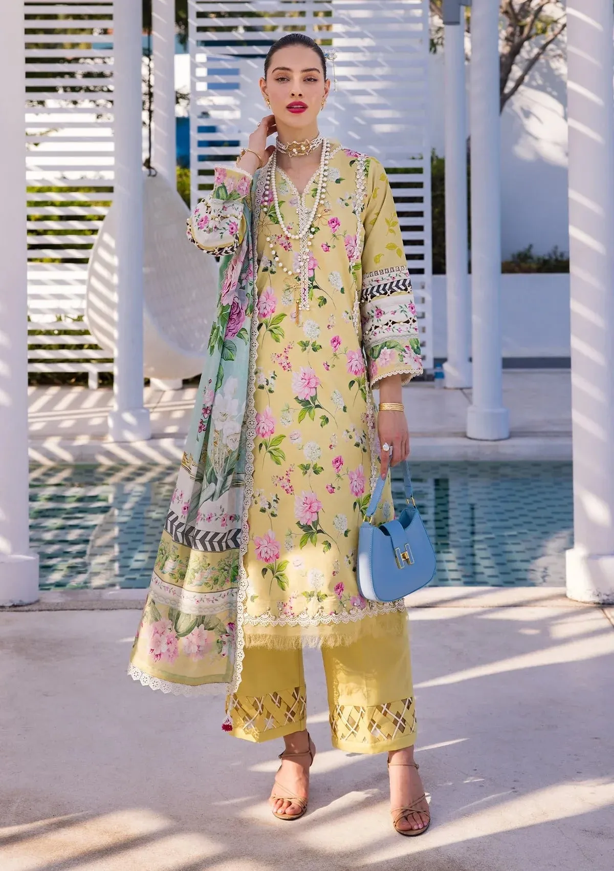 Elaf Prints Lawn Collection – EOP-02B HUAHIN CHIC