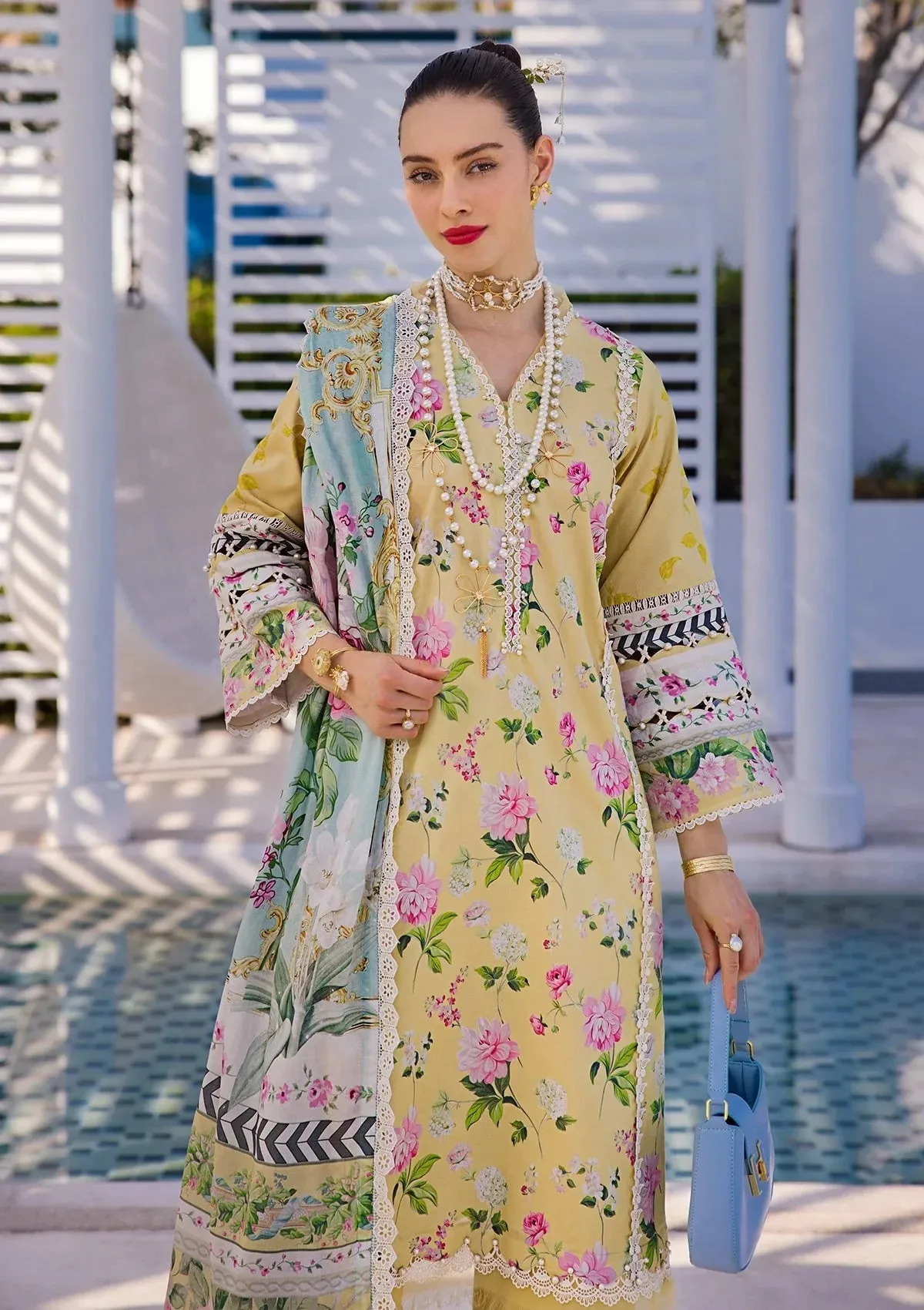 Elaf Prints Lawn Collection – EOP-02B HUAHIN CHIC