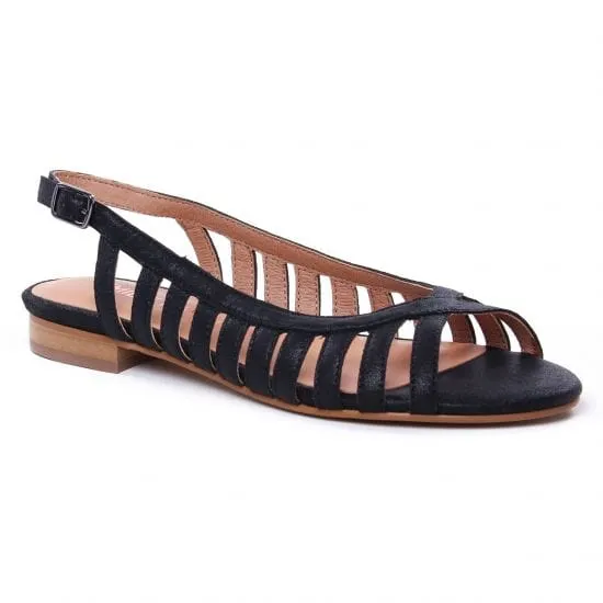 Emilie Karston Women's Lune Ballerina Sandals- Black