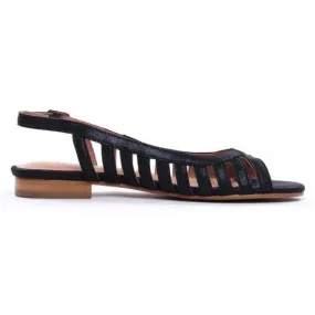 Emilie Karston Women's Lune Ballerina Sandals- Black
