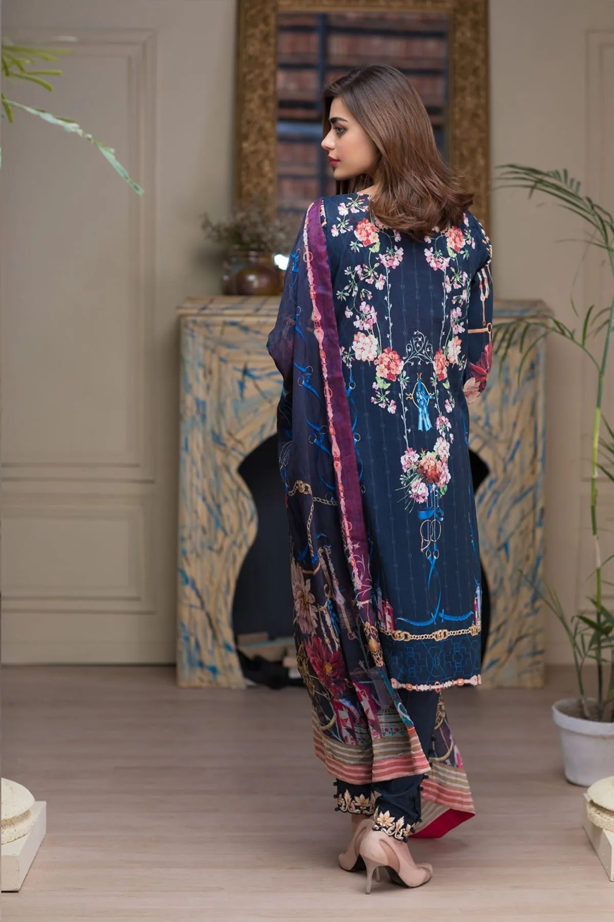 Firdous Malhar Lawn Collection 2018 – MAL-05